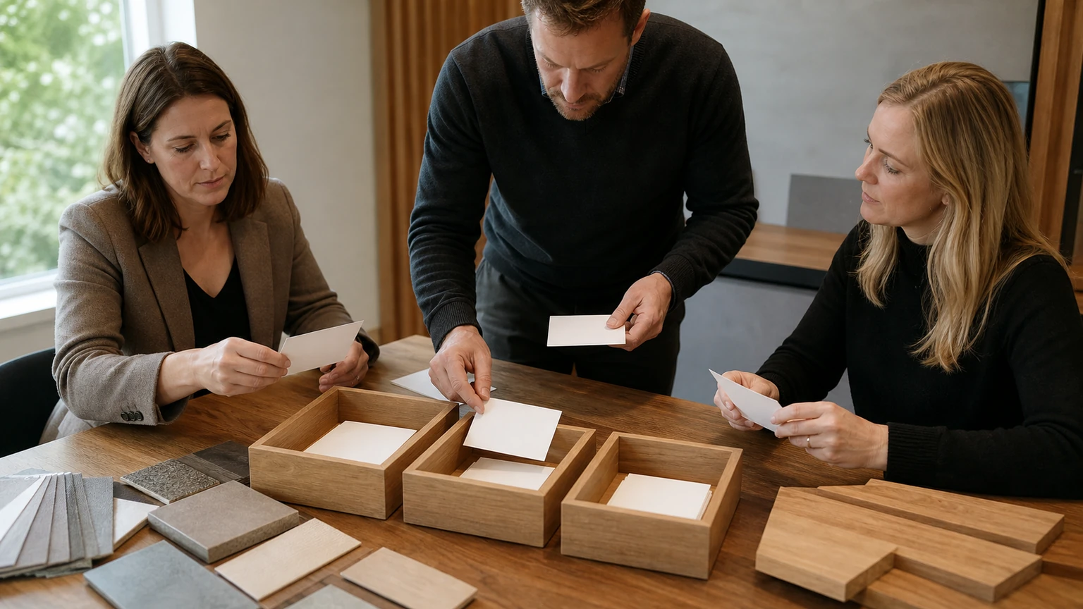 Workplace scene illustrating how to assess lead quality without tracking too many metrics