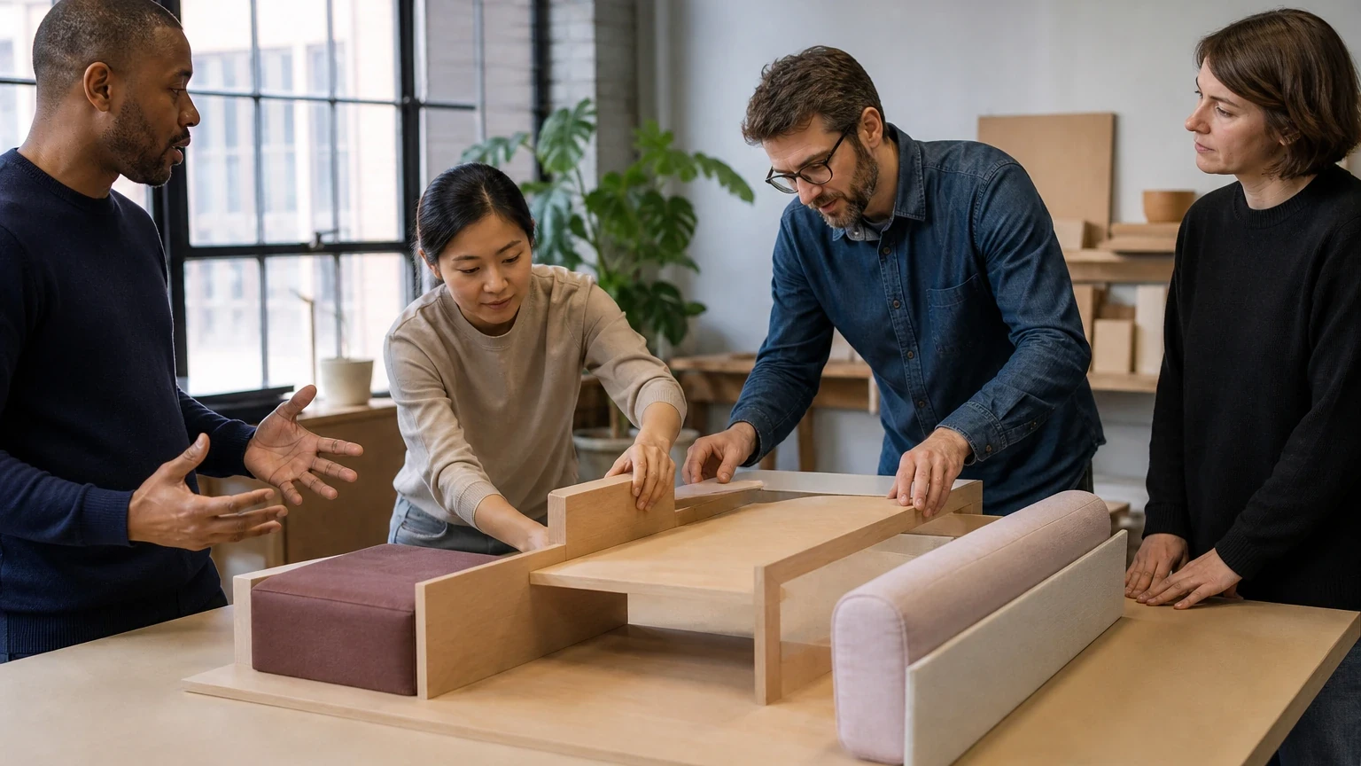 Workplace scene illustrating how to clarify roles and responsibilities within a team