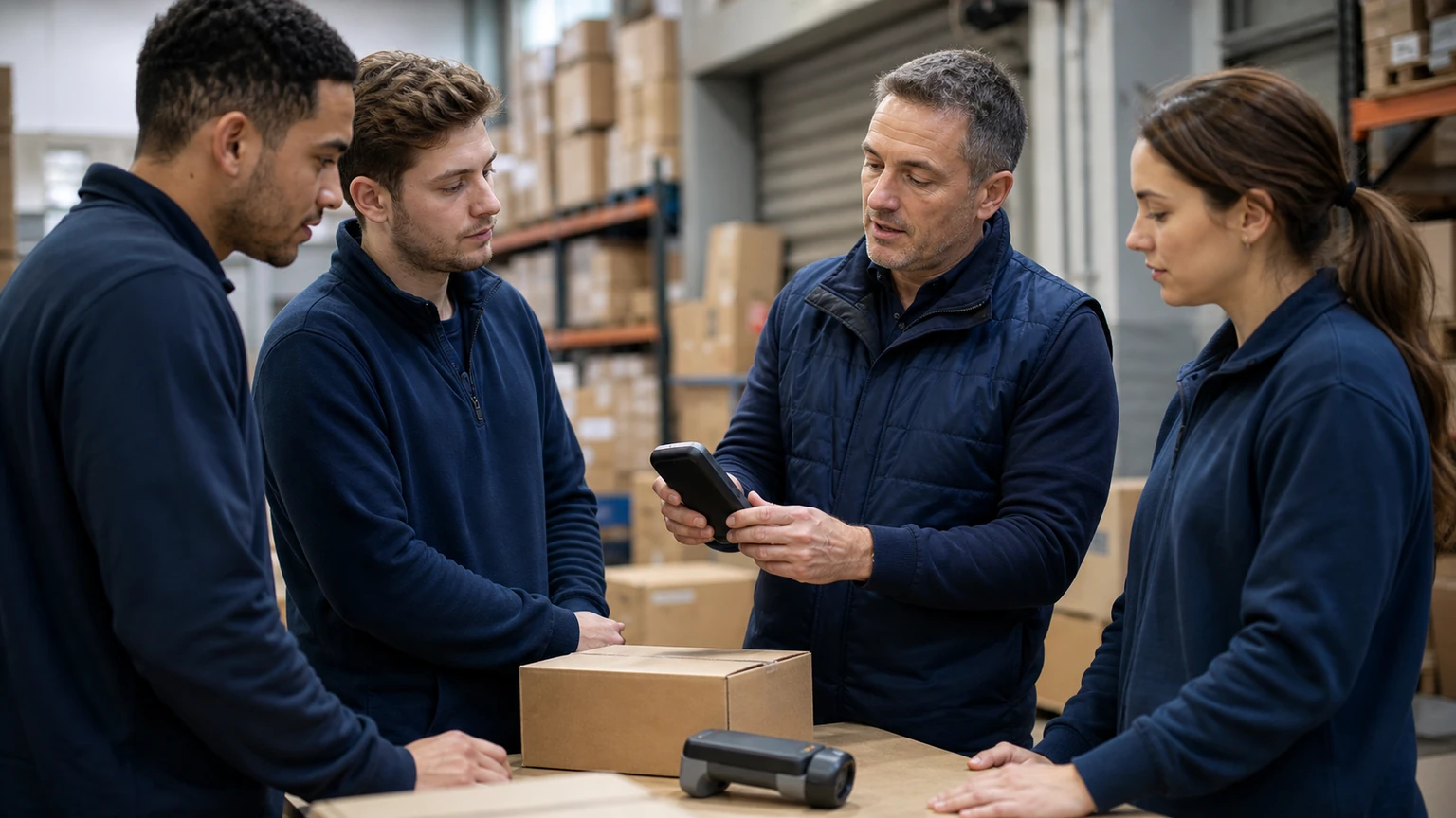 Workplace scene illustrating how to prepare the rollout of a new workplace tool